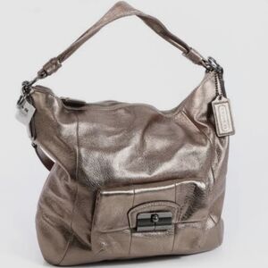 Coach Metallic Hobo Bag
